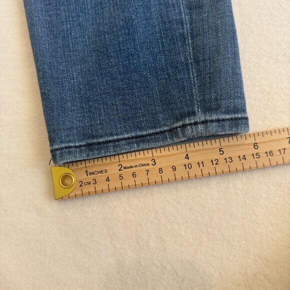 7 For All Mankind Jeans Women's Size 28 Blue Josefina Boyfriend Cut Button Fly - Picture 13 of 13